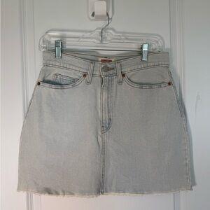 Signature by Levi Strauss Light Blue Mini Skirt